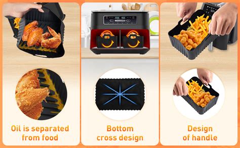 Ninja Heißluftfritteuse Zubehör 13PCS Airfryer Zubehör für Ninja