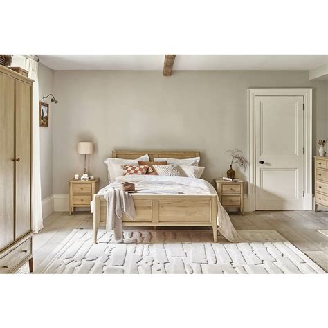 Newton Solid Oak King Size Bed Oak Furnitureland