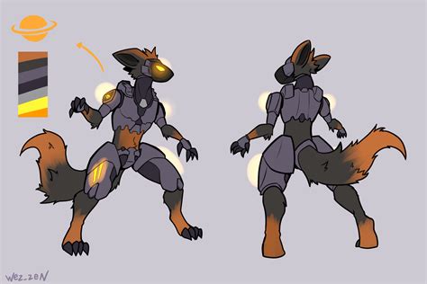 recently made ref sheet ^^ (commissions on comments) : r/protogen