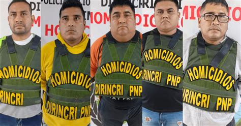 Comas Capturan A Integrantes De Banda Los Sanguinarios Del Cono Norte Por Asesinato De Policía