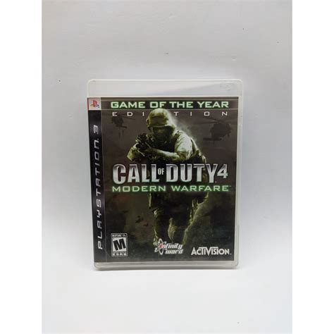 Jogo Call Of Duty 4 Modern Warfare Ps3 Original Shopee Brasil