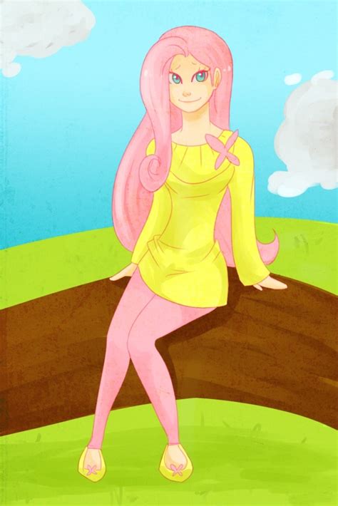 Safe Artist Cookiekhaleesi Fluttershy Human Cute Female