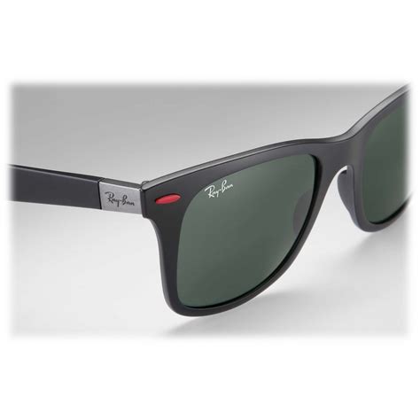 Ray Ban Rb4195m F60271 Original Scuderia Ferrari Collection Wayfarer Black Green Classic