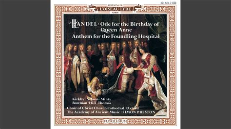 Handel Ode For The Birthday Of Queen Anne HWV 74 United Nations