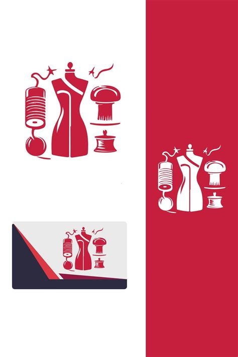 Tailored Treasures dress maker logo 53140268 Vector Art at Vecteezy