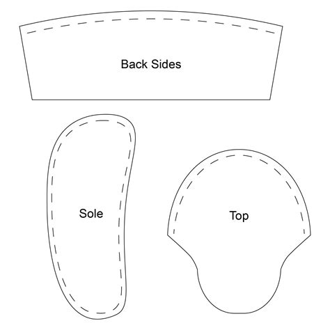 Baby Moccasin Pattern 10 Free Pdf Printables Printablee Leather