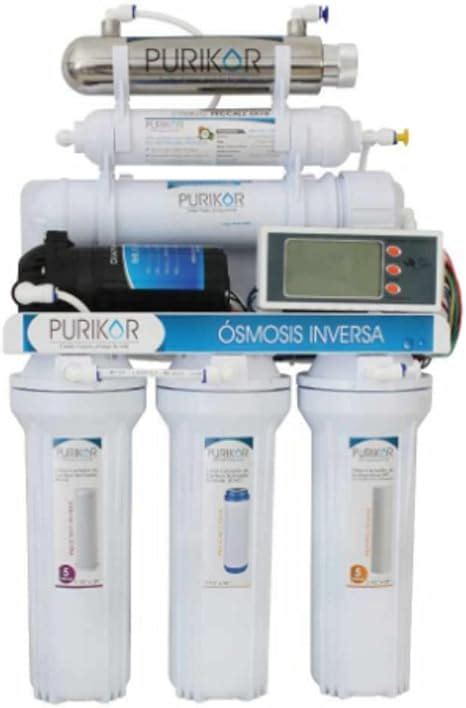 FILTRO Purificador De AGUA Osmosis Inversa Bajo Tarja Marca PURIKOR 6