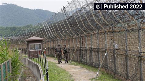 South Korea Says Unknown Person Crossed DMZ Into North - The New York Times