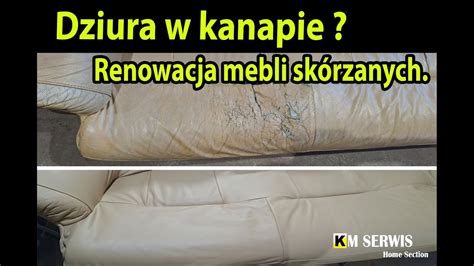 Dziury W Kanapie Wytarta Farba Zniszczone Meble Renowacja Mebli