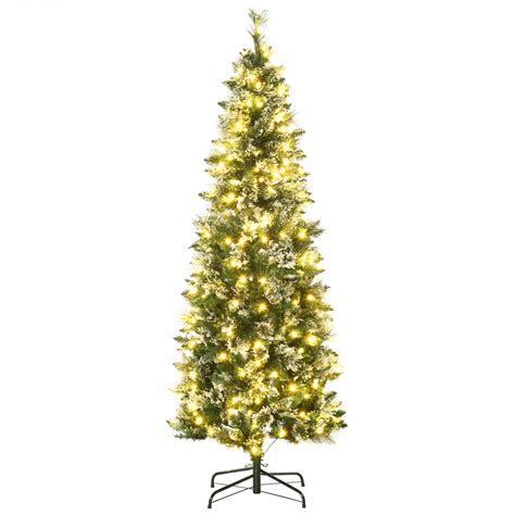 Homcom Rbol De Navidad Artificial Cm Con Luces Led Y Ramas