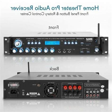 Pyle P3201BT Multi Channel Bluetooth Preamplifier Receiver Pro