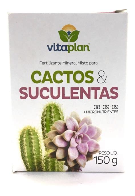 Fertilizante Mineral Cactos E Suculentas Vitaplan 150g Npk