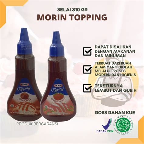 Jual MORIN TOPPING CARAMEL Selai Topping Caramel MORIN Selai Topping