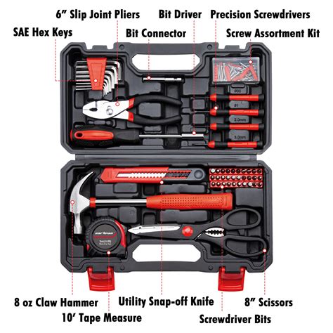 Snapklik Cartman Tool Set General Household Hand Tool Kit