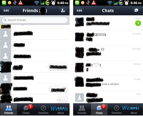 [Android] Message App - Line - Wesiris