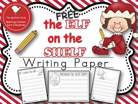 Freebielicious Elf On The Shelf Writing Paper