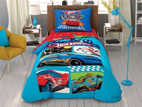 Lenjerie De Pat Disney Hot Wheels Challenge 3 Piese Bumbac