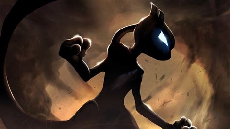 Illustration Pok Mon Mewtwo Darkness Screenshot Computer Hd