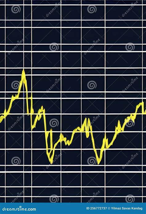 Graphical Chart For Financial And Economic Indicators Stock Image