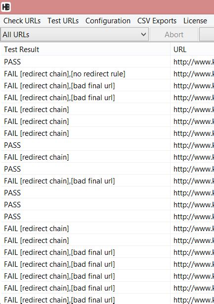check redirects  url mapping rules
