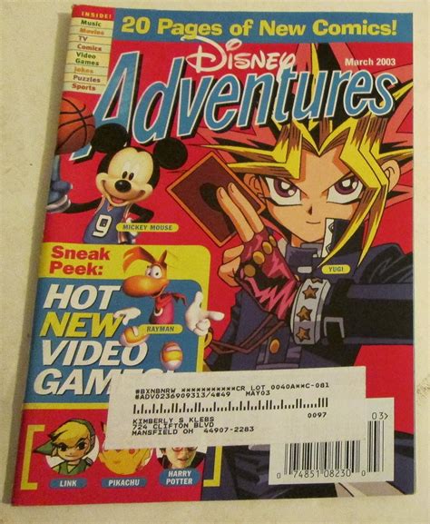 disney adventures magazine march   amazoncom books