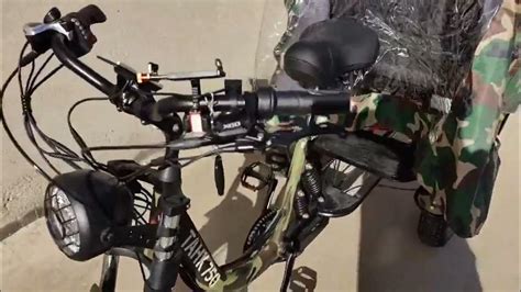 Электровелосипед трехколесный для взрослых Танк 750 (750Вт, 48В, 18Ач ...