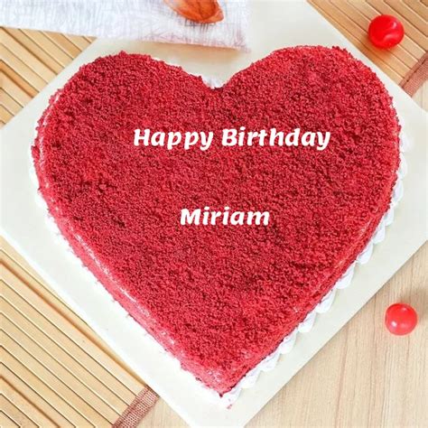 ️ Benevolent Red Velvet Birthday Cake For Miriam