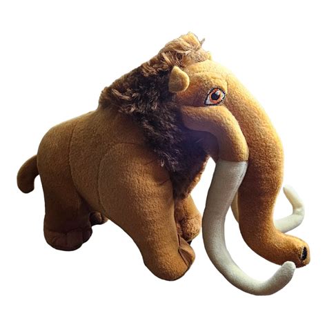 Manny Mammoth Plush Ice Age Continental Drift Tag Prehistoric Stuffed