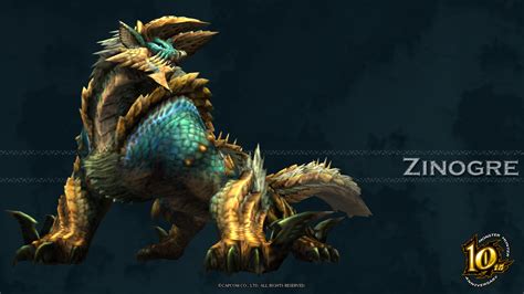 Image Mh 10th Anniversary Zinogre Wallpaper 002 Monster Hunter