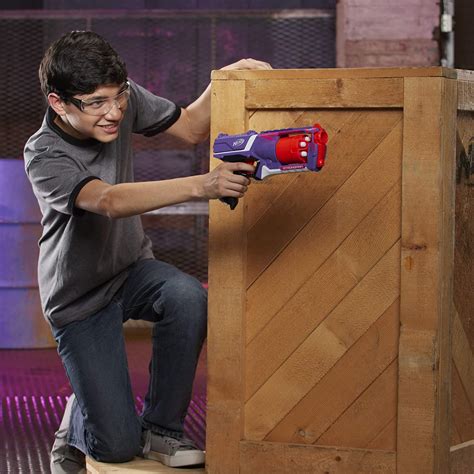 Бластер Nerf Elite Strongarm фиолетовый, эко-упаковка (E5751) | Нерф ...