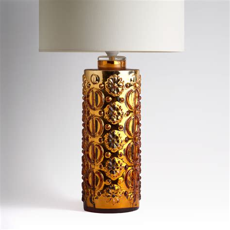 Gustav Leek glass lamp (2 available) – Pulper & Cobbs