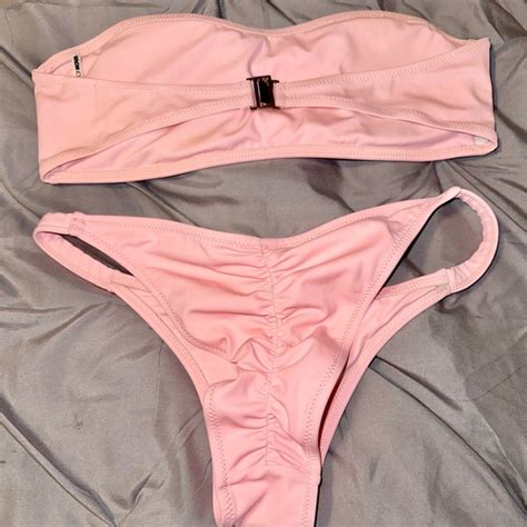 Fashion Nova Swim Baby Pink Fashion Nova Scrunch Butt Bikini Poshmark