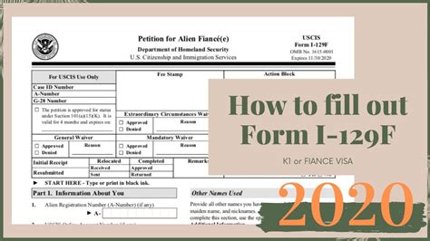 HOW TO FILL OUT FORM I-129F without any RFE + MORE TIPS AND TRICKS ...