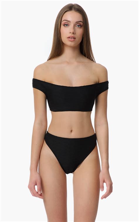 Μαγιό Γυναικεία Μπικίνι Athina Off Shoulder Crop Bikini Top