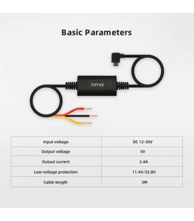 70mai Hardware Kit [Parking Mode] - Mega Phone City