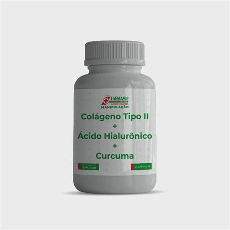 Col Geno Tipo Ii Mg Curcuma Mg Cido Hialur Nico Mg