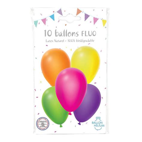 Ballons De Baudruche Lot De Fluo Le G Ant De La F Te