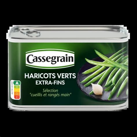 Haricots Verts Extra Fins S Lection Cueillis Et Rang S Main Cassegrain