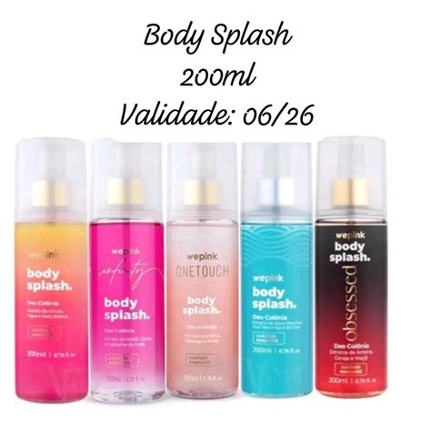 BODY SPLASH POS BANHO 250 ML VARIAS FRAGRÃNCIAS Escorrega o Preço