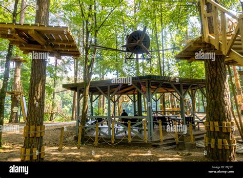 Adventure Park Unopark In Druskininkai Lithuania Stock Photo Alamy