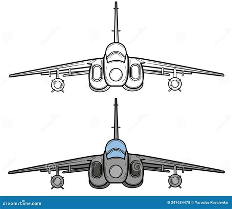 Libro Di Colorazione Aereo Da Caccia Aereo Da Colorare Per Bambini E