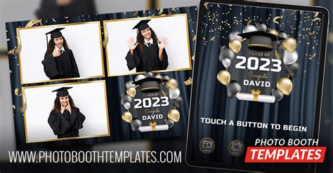Graduation Photo Booth Templates