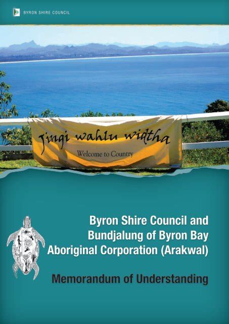 Memorandum Of Understanding Byron Shire Council