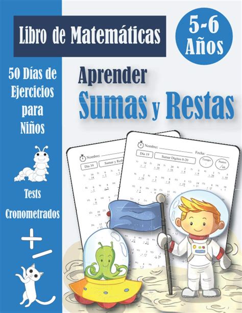 Buy Sumas Y Restas 5 6 Años Libro De 50 Problemas Práctica De Matemáticas Con Respuestas