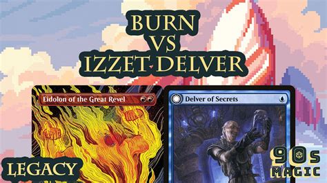 Budget Mono Red Burn Vs Izzet UR Delver MTG Legacy YouTube