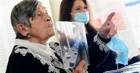 Molsheim Ginette Kolinka 97 ans et rescapée dAuschwitz son