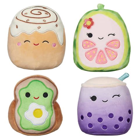 Squishmallows Official Kellytoy Box Set Of Inch Food Squishmallows