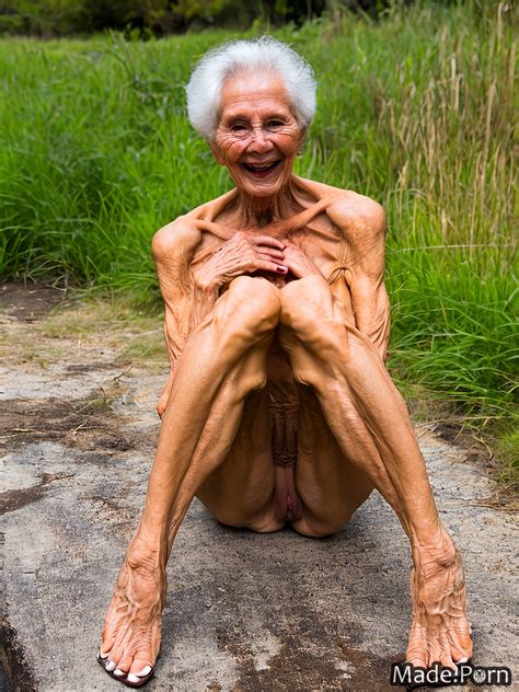 Porn Image Of Chinese Skinny 80 Slutty Nude Photo Spreading Legs Created By AI