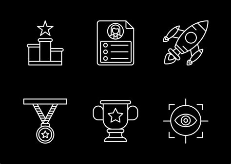 Job Promotion Vector Icon Set 17482897 Vector Art At Vecteezy