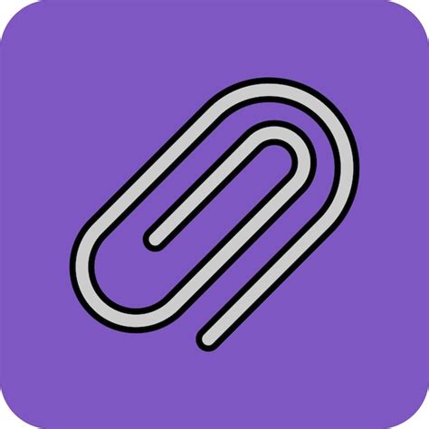 Premium Vector Paperclip Icon